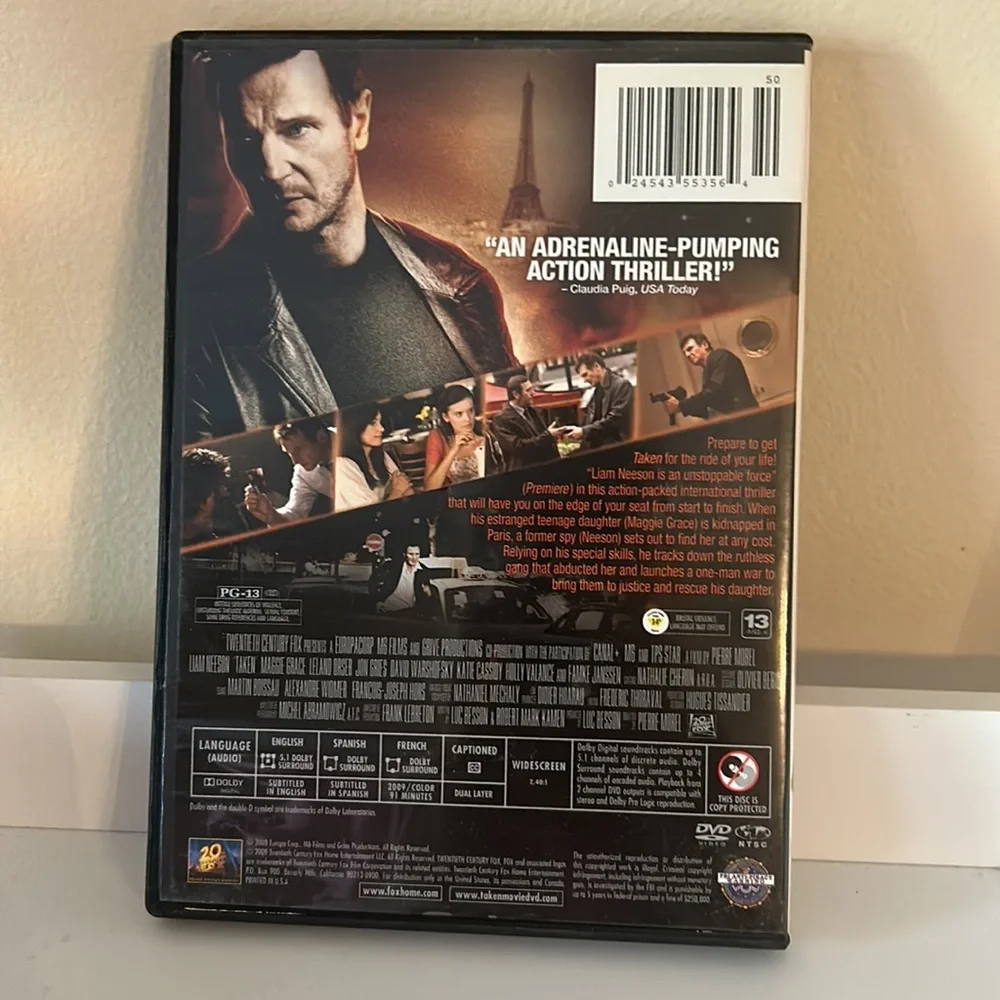 4/$20 TAKEN dvd - Picture 3 of 4